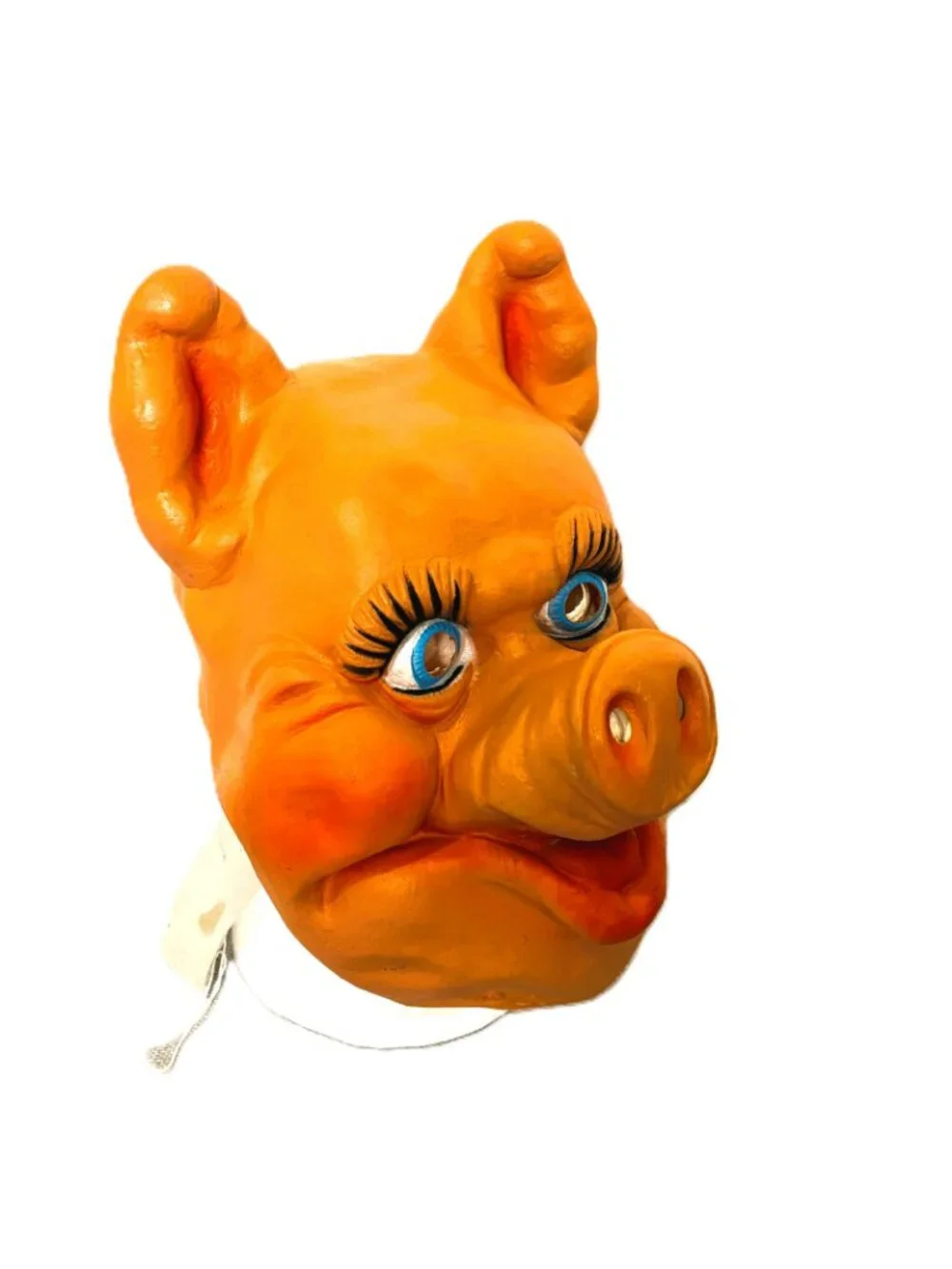 Vintage 90’s Cesar Pig Full Halloween Mask NWOT
